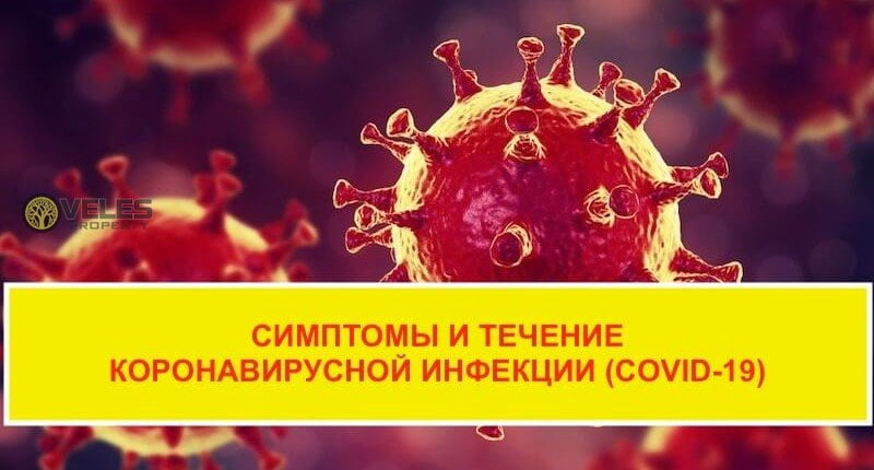 Симптомы и течение коронавируса Covid-19.
