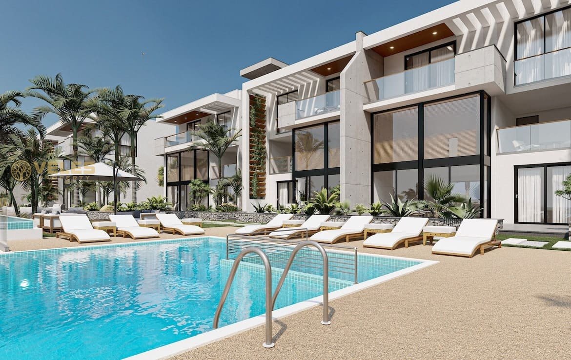 Купить недвижимость на Северном Кипре. ST-102 Таунхаус 1+1 в Эсентепе, Veles