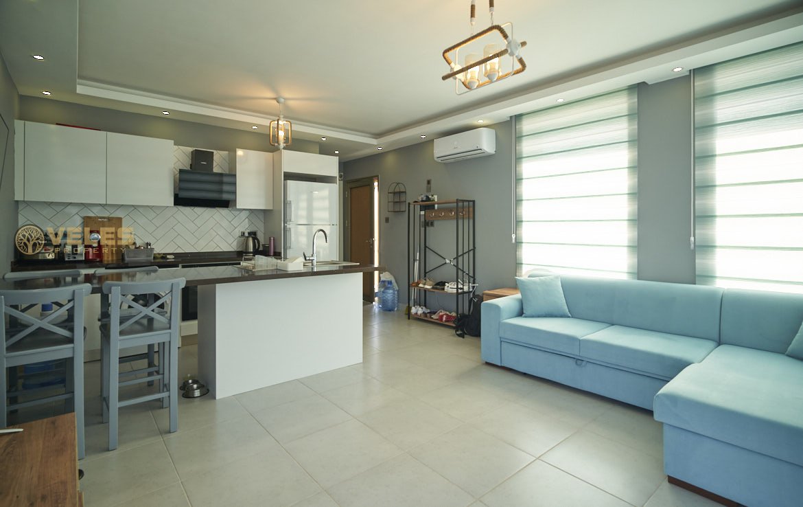 Купить недвижимость на Северном Кипре. SA-1252 Готовая Квартира 1+1 в Алсанджаке, Veles