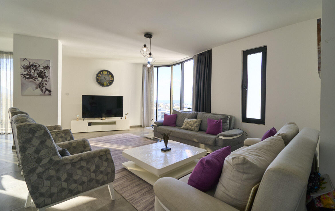 Аренда квартиры 3+1 в CC Towers с видом на море