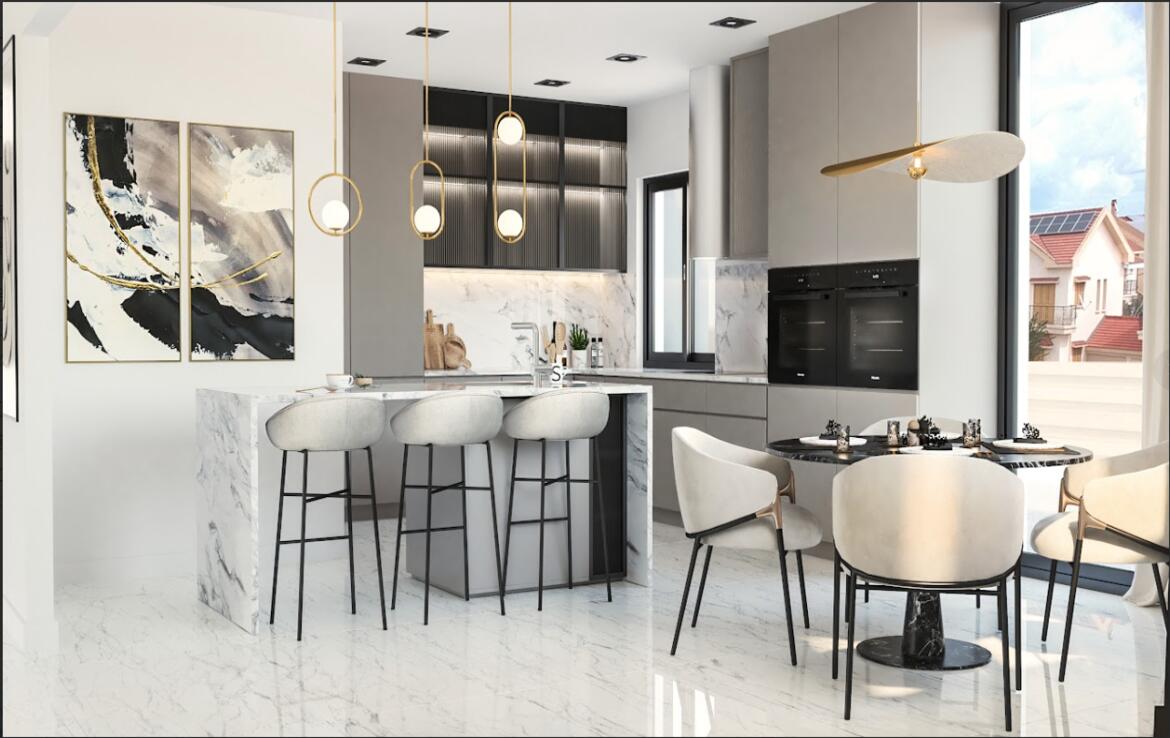 Современная вилла с 3 спальнями у моря